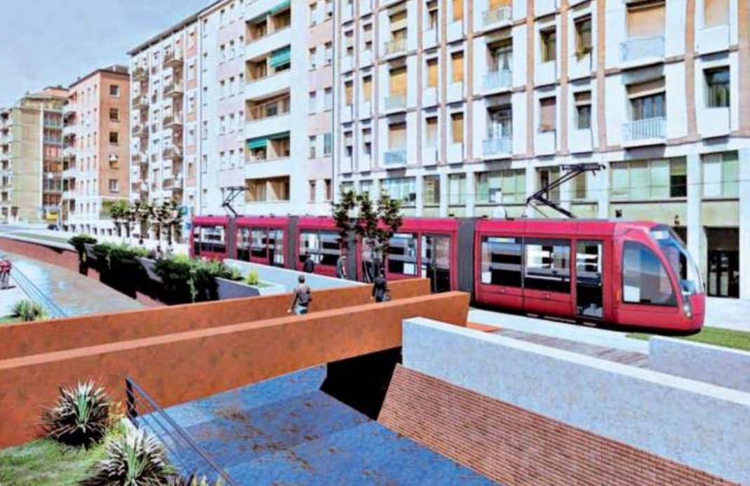 Bologna I Lavori Per La Linea Rossa Del Tram Clean