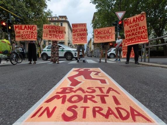 Milano - 29.3.2024 - Morti in incidenti stradali in aumento nel 2023